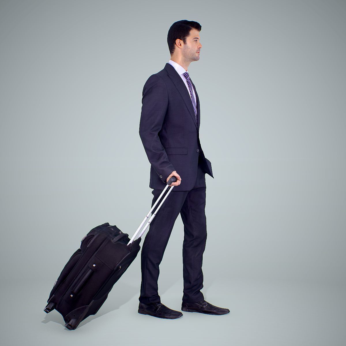 Classy Business Man with Suitcase CMan0304-HD2-O01P01-S 3D model_15