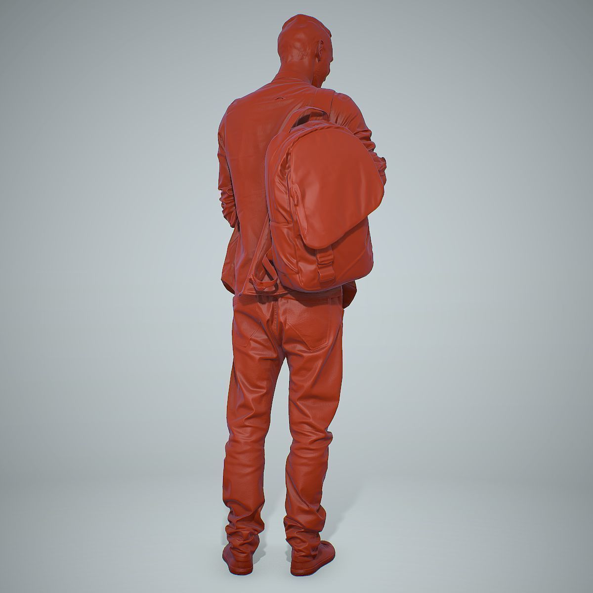 Smiling Man with Red Converse Sneakers CMan0302-HD2-O01P01-S 3D model_16