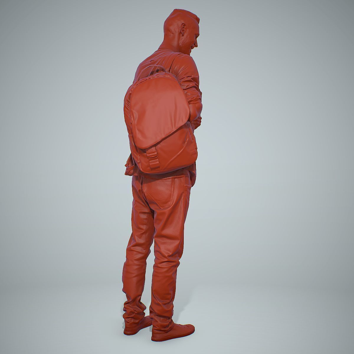 Smiling Man with Red Converse Sneakers CMan0302-HD2-O01P01-S 3D model_39