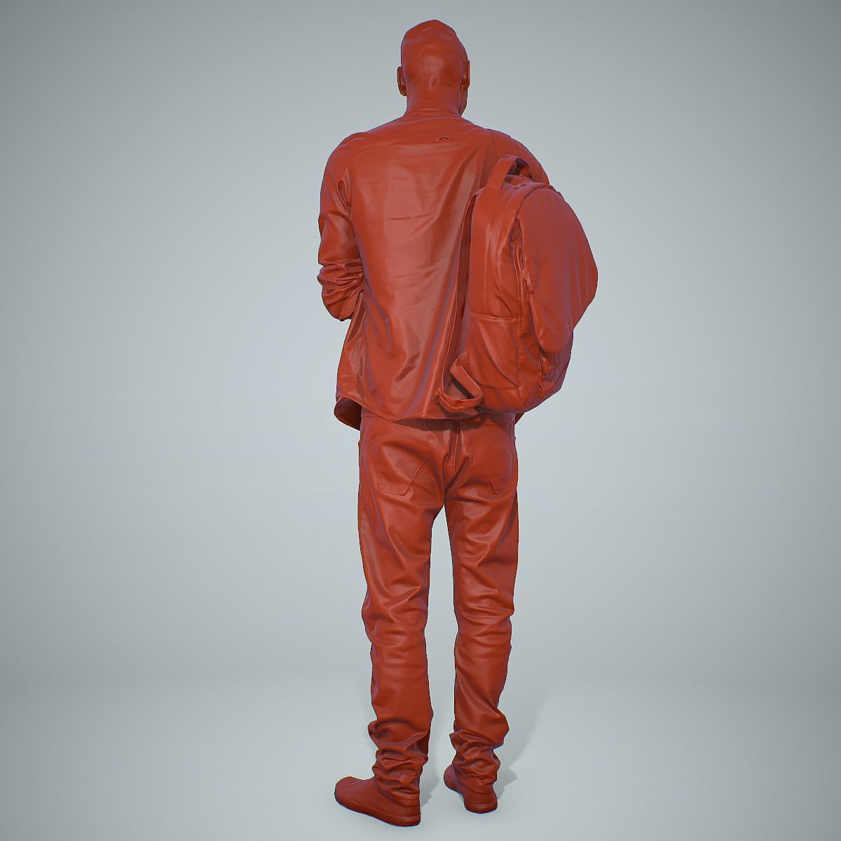 Smiling Man with Red Converse Sneakers CMan0302-HD2-O01P01-S 3D model_66