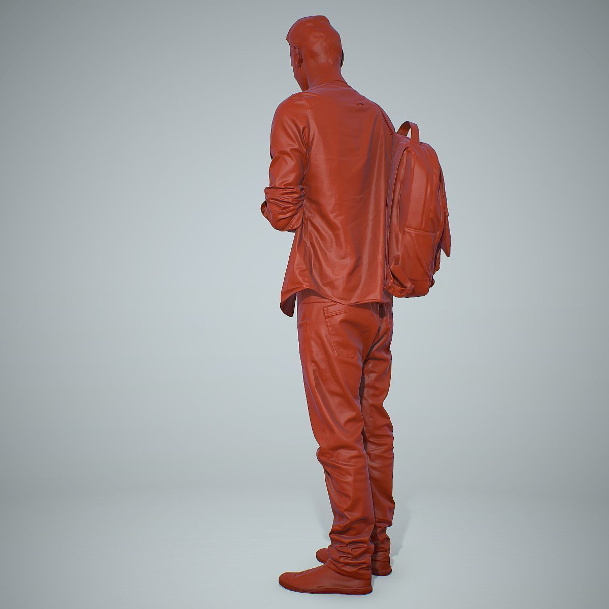 Smiling Man with Red Converse Sneakers CMan0302-HD2-O01P01-S 3D model_31