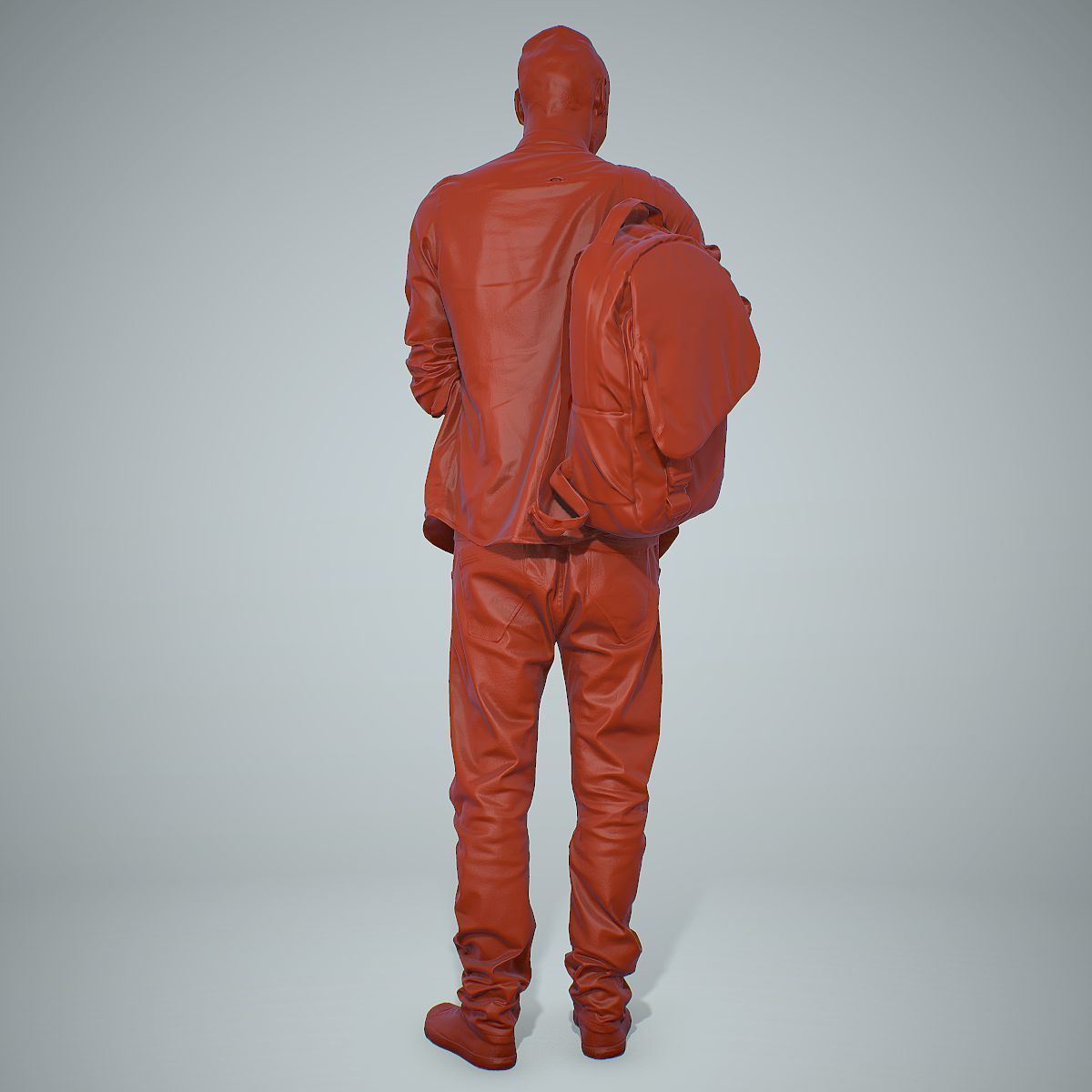 Smiling Man with Red Converse Sneakers CMan0302-HD2-O01P01-S 3D model_29