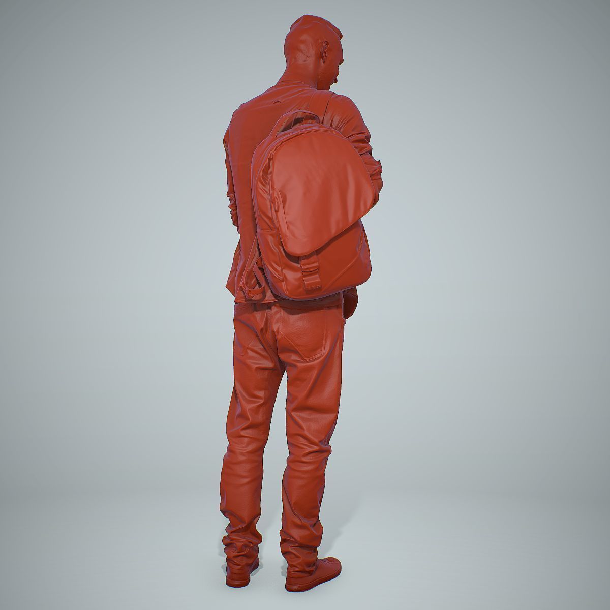 Smiling Man with Red Converse Sneakers CMan0302-HD2-O01P01-S 3D model_32