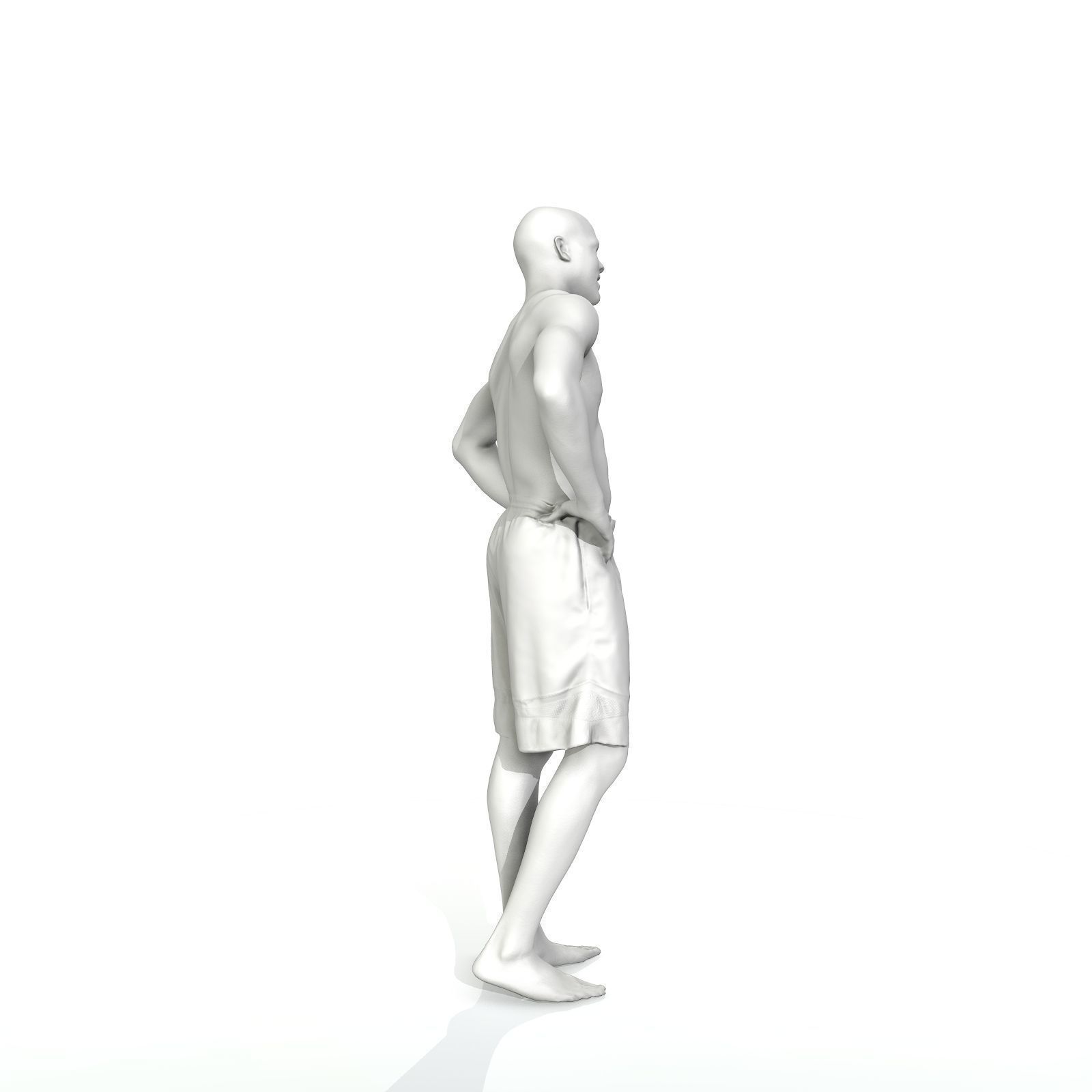 Standing Smiling Man with Blue Shorts SMan0311-HD2-O01P01-S 3D model_54