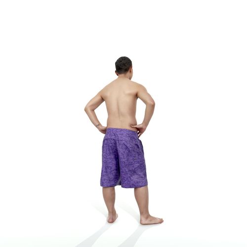 Standing Smiling Man with Long Shorts SMan0307-HD2-O01P01-S 3D model