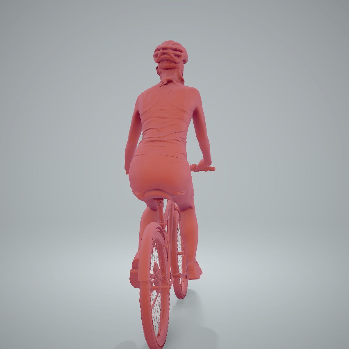 Blue Wearing Sporty Woman on a Bicycle SWom0304-HD2-O01P01-S 3D model_17