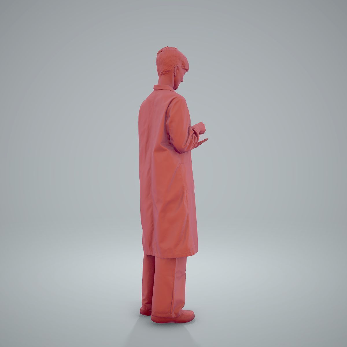 Female Doctor Wearing White Uniform WWom0303-HD2-O01P01-S 3D model_46