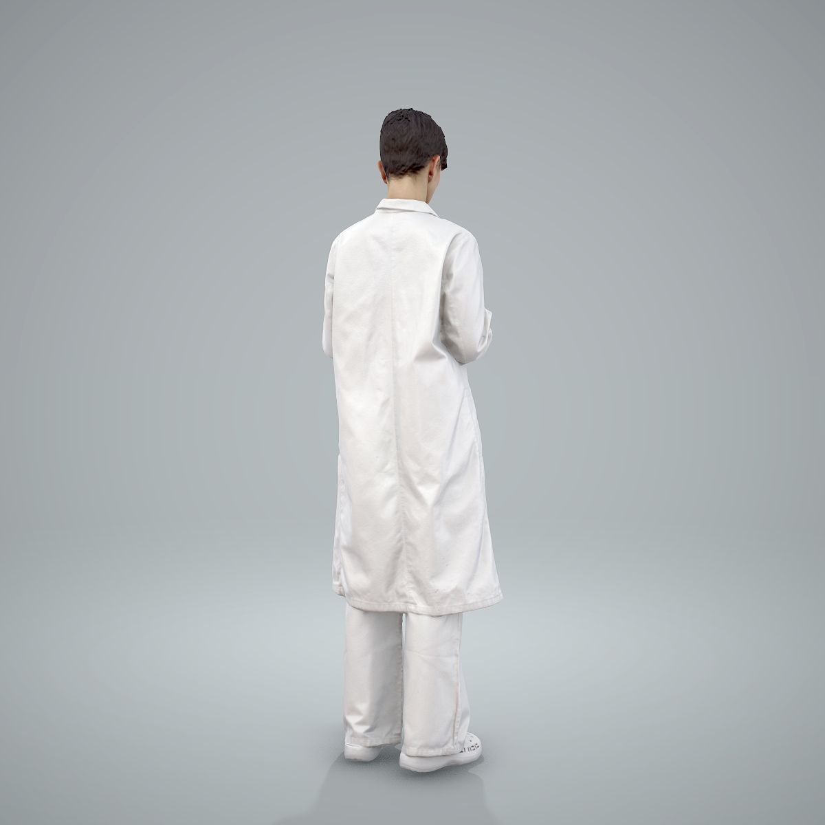 Female Doctor Wearing White Uniform WWom0303-HD2-O01P01-S 3D model_31