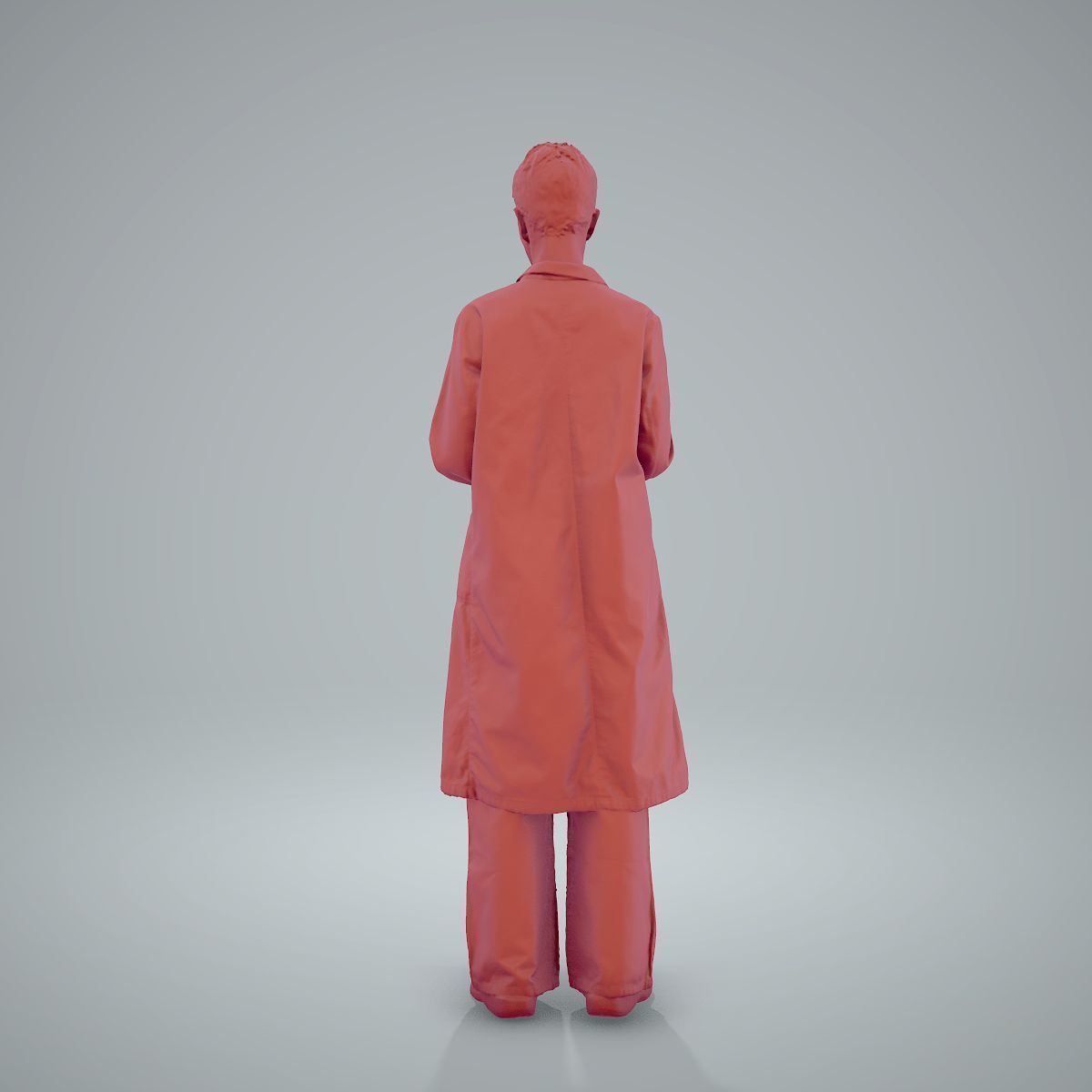 Female Doctor Wearing White Uniform WWom0303-HD2-O01P01-S 3D model_47