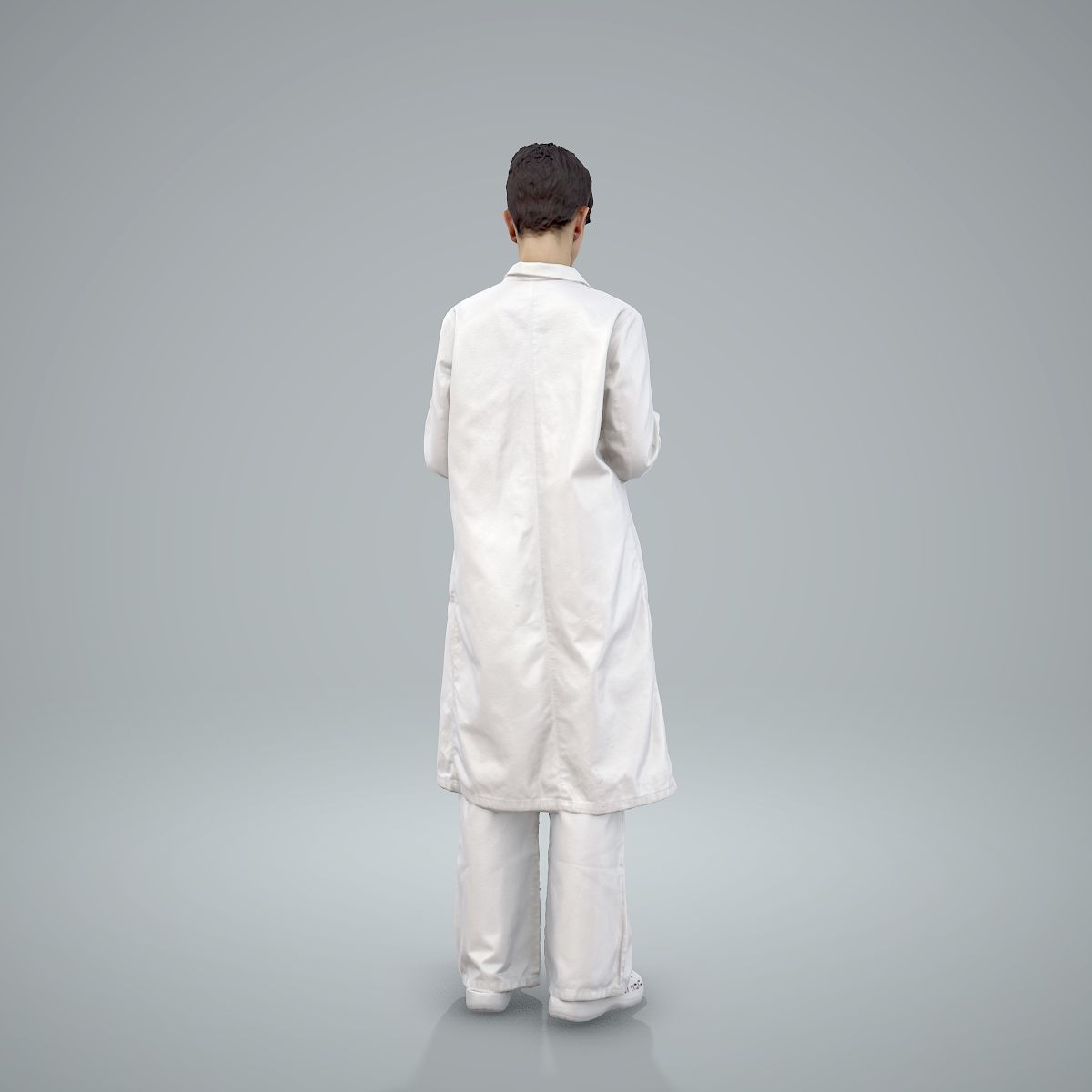 Female Doctor Wearing White Uniform WWom0303-HD2-O01P01-S 3D model_63