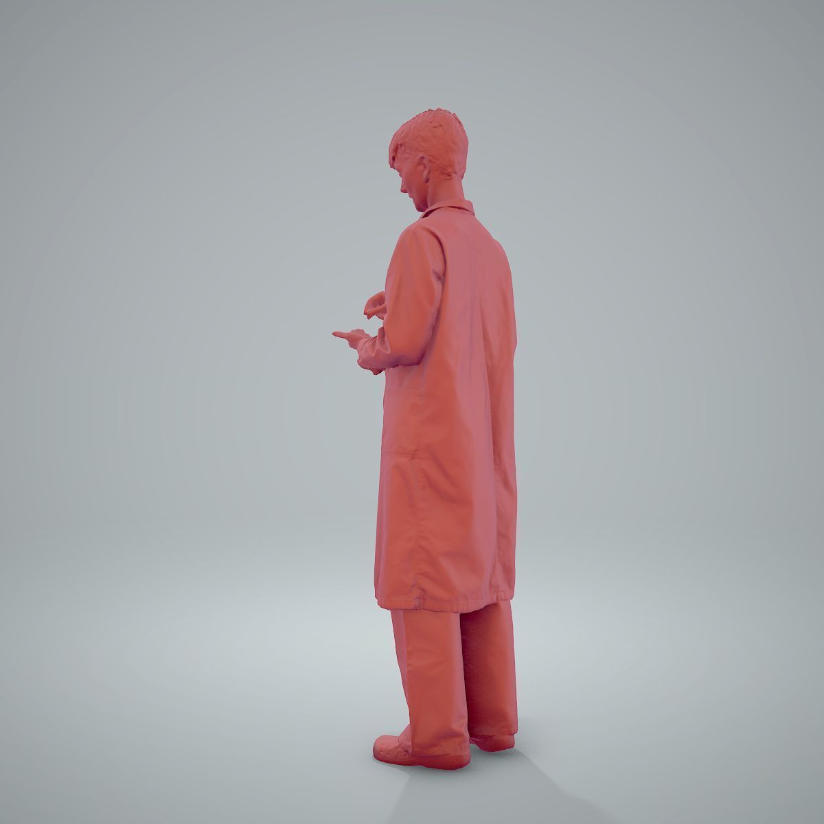 Female Doctor Wearing White Uniform WWom0303-HD2-O01P01-S 3D model_49