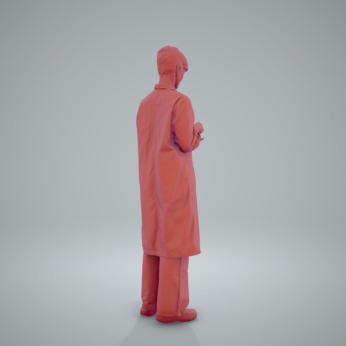 Female Doctor Wearing White Uniform WWom0303-HD2-O01P01-S 3D model_21