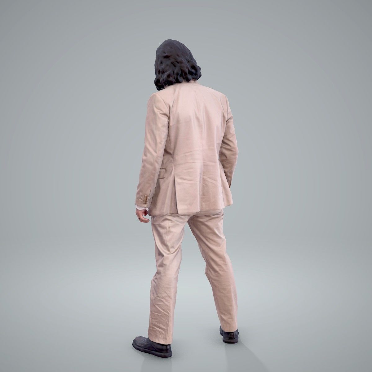 Classy Bearded Man with Brown Suit CMan0205-HD2-O01P01-S 3D model_28