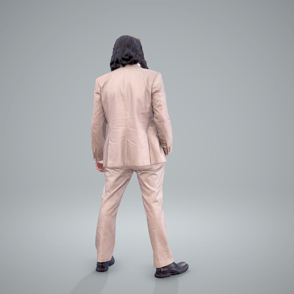 Classy Bearded Man with Brown Suit CMan0205-HD2-O01P01-S 3D model_48