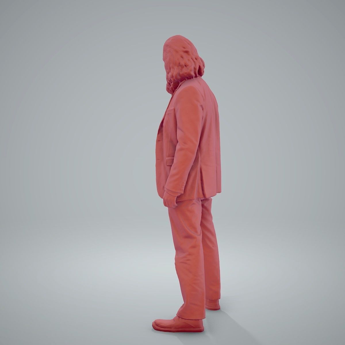 Classy Bearded Man with Brown Suit CMan0205-HD2-O01P01-S 3D model_58