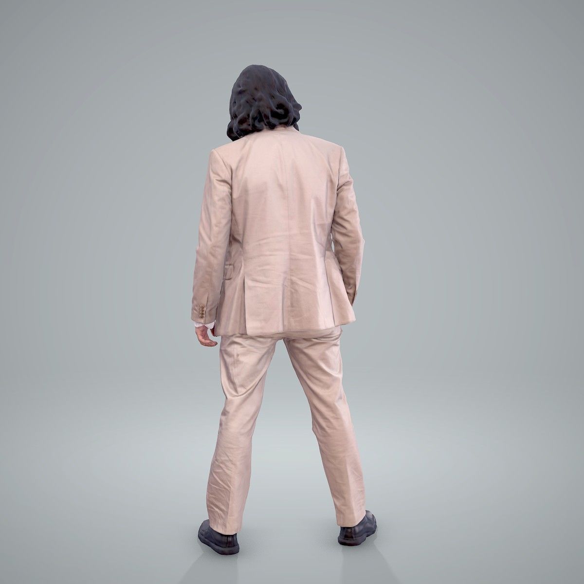 Classy Bearded Man with Brown Suit CMan0205-HD2-O01P01-S 3D model_56