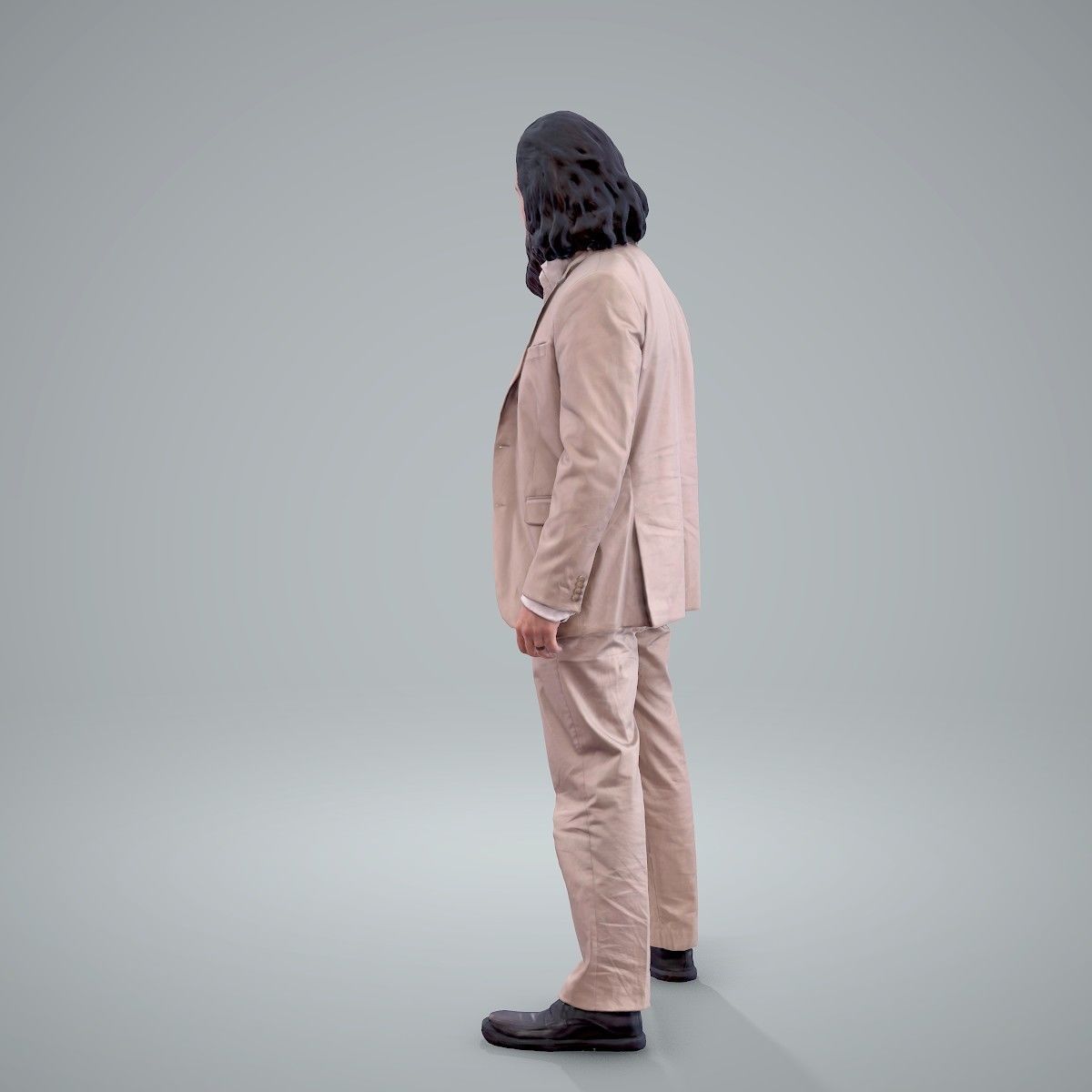 Classy Bearded Man with Brown Suit CMan0205-HD2-O01P01-S 3D model_26