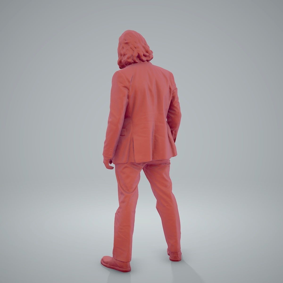 Classy Bearded Man with Brown Suit CMan0205-HD2-O01P01-S 3D model_15