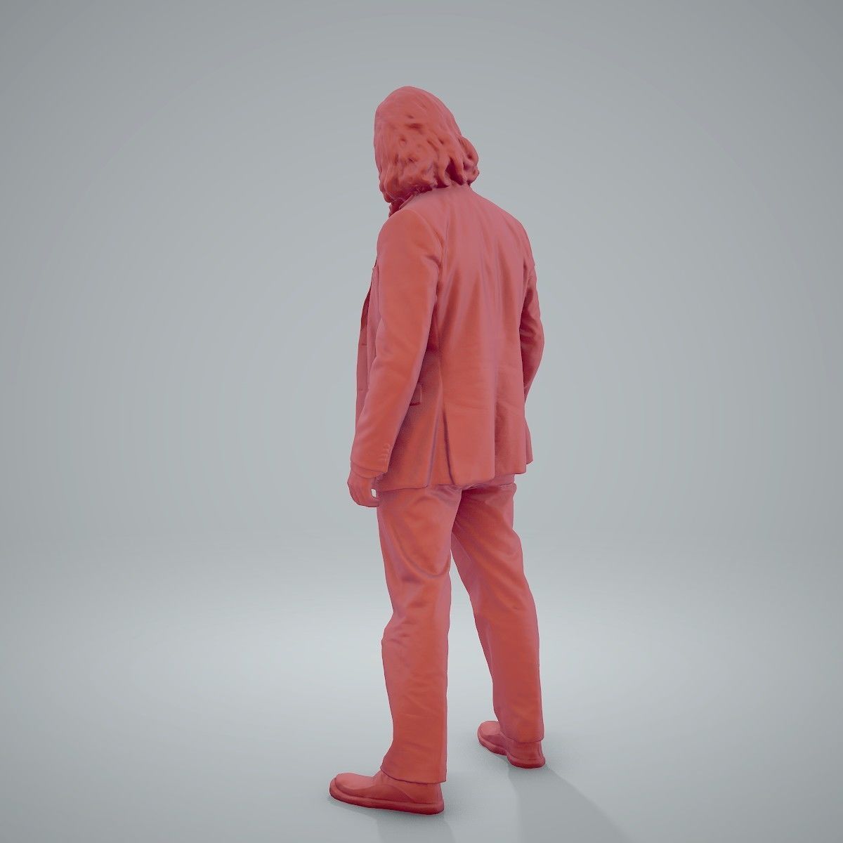 Classy Bearded Man with Brown Suit CMan0205-HD2-O01P01-S 3D model_10