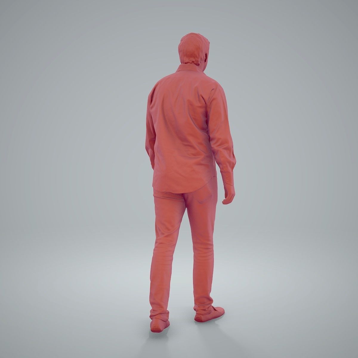 Casual Man Wearing Brown Moccasins CMan0204-HD2-O01P01-S 3D model_68