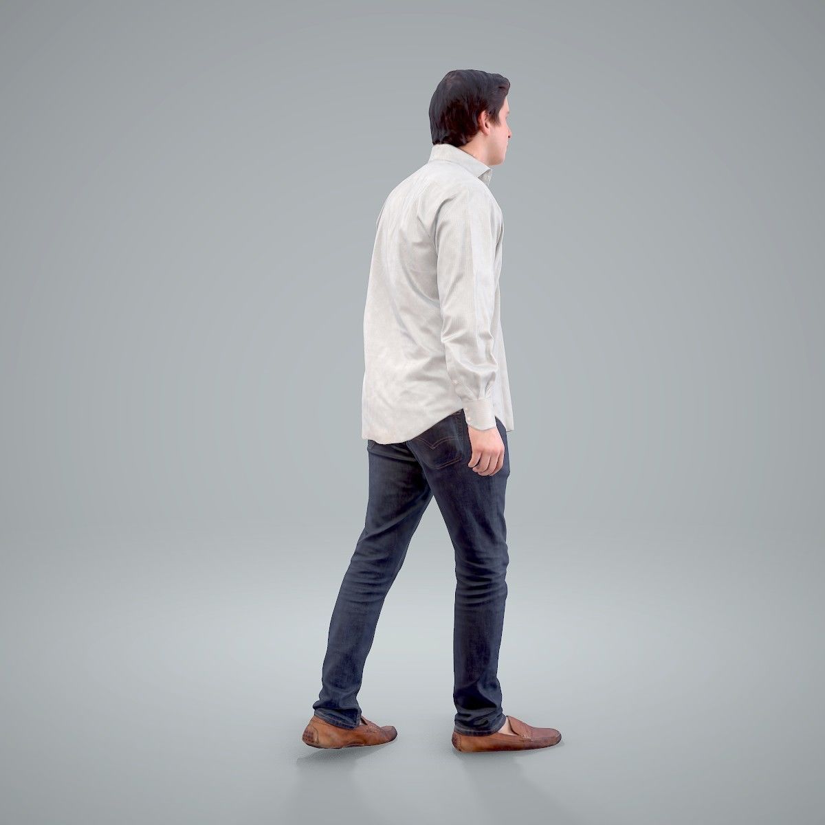 Casual Man Wearing Brown Moccasins CMan0204-HD2-O01P01-S 3D model_58