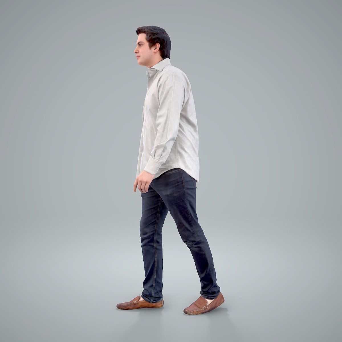 Casual Man Wearing Brown Moccasins CMan0204-HD2-O01P01-S 3D model_48