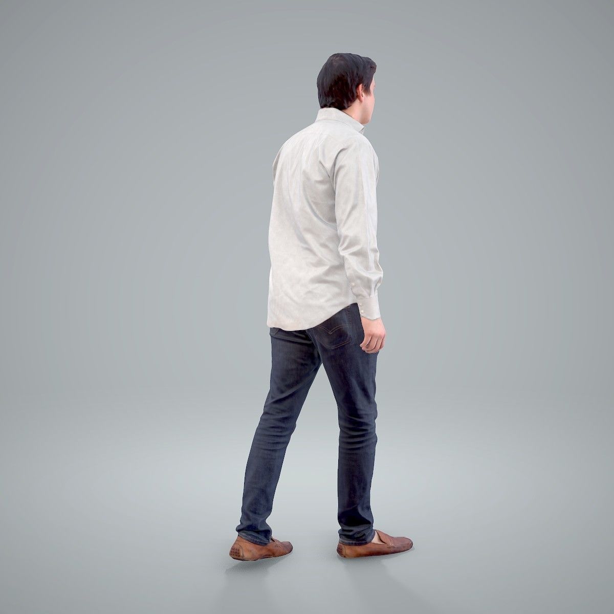 Casual Man Wearing Brown Moccasins CMan0204-HD2-O01P01-S 3D model_41