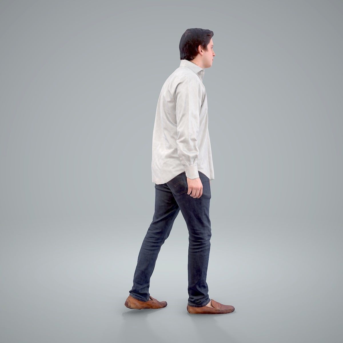 Casual Man Wearing Brown Moccasins CMan0204-HD2-O01P01-S 3D model_39