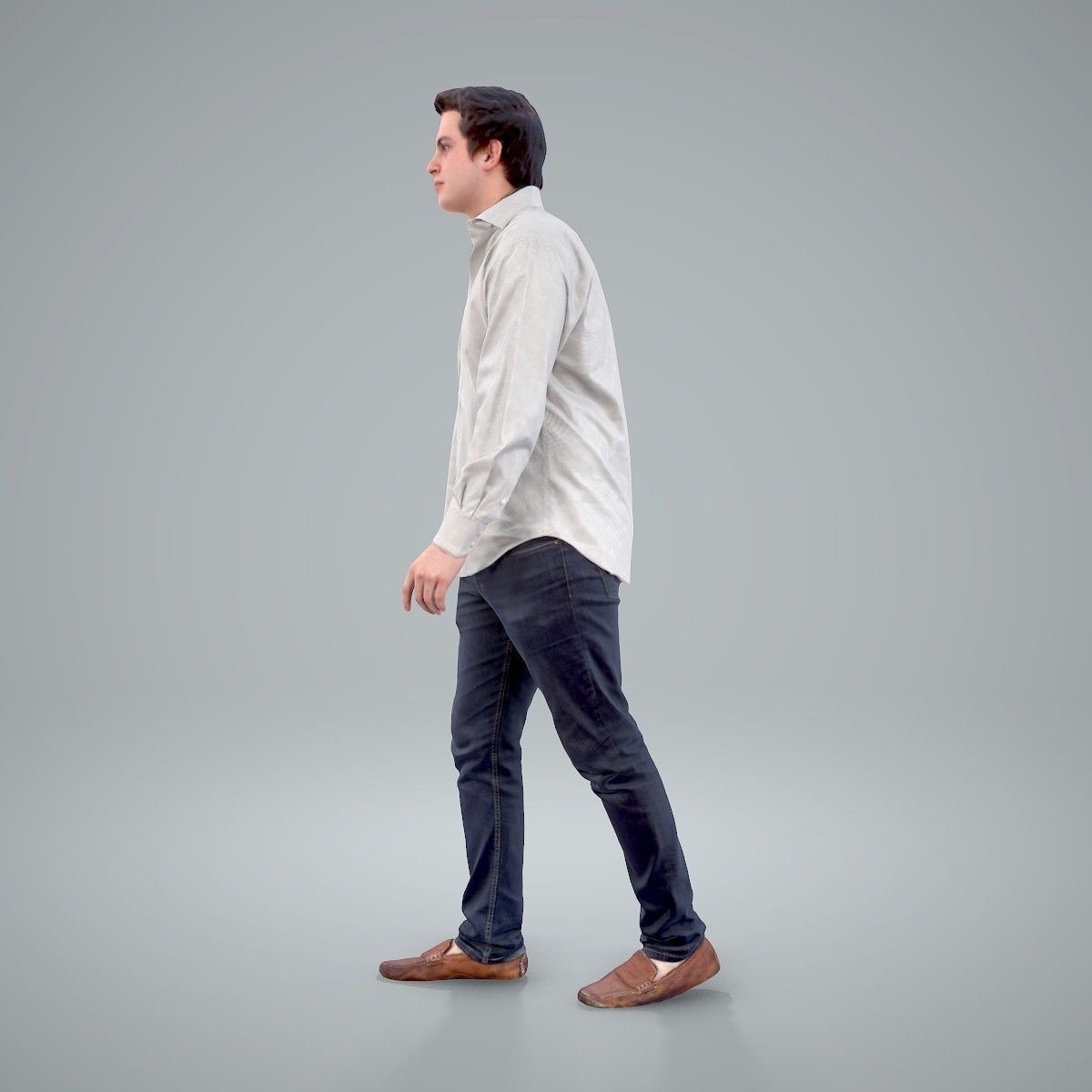 Casual Man Wearing Brown Moccasins CMan0204-HD2-O01P01-S 3D model_69