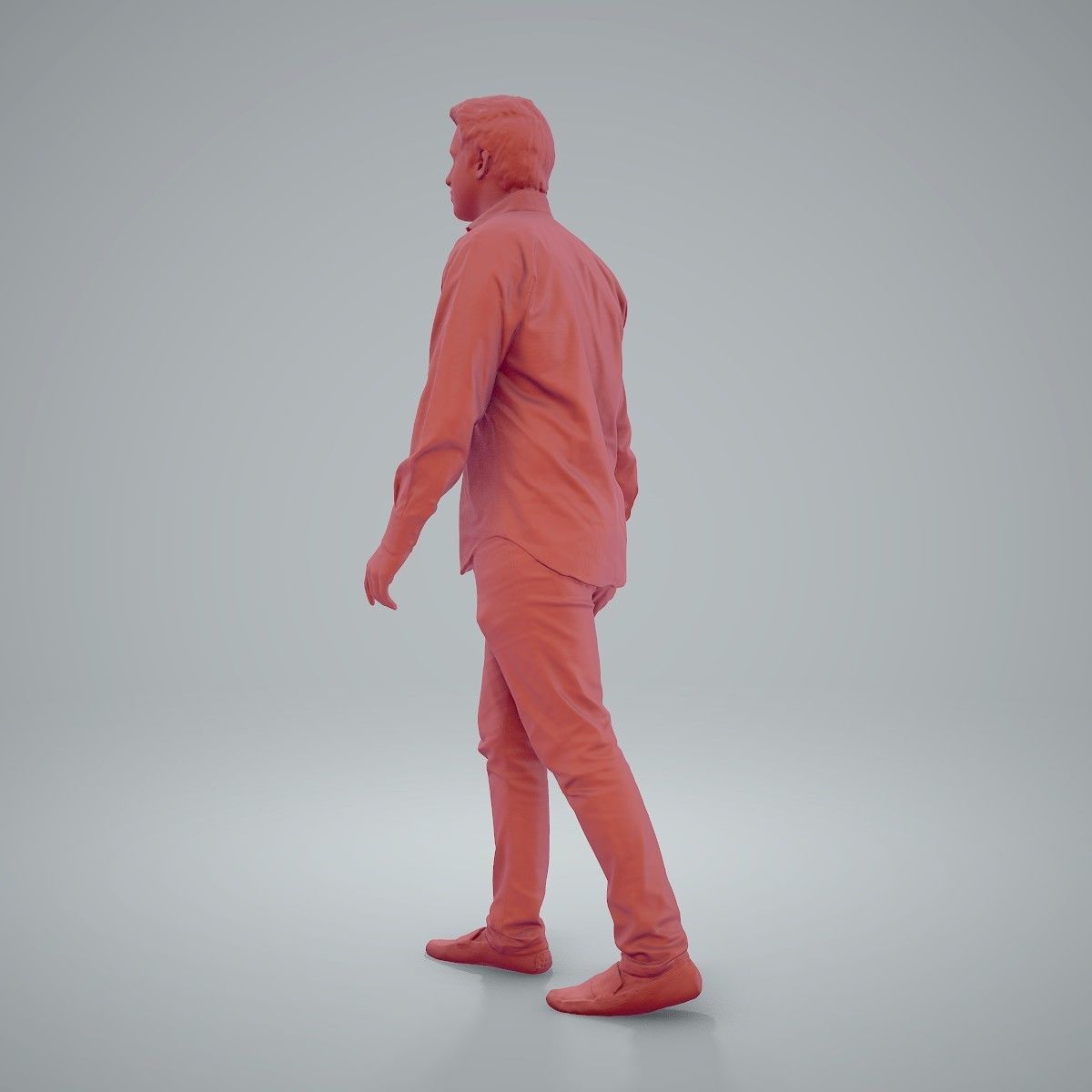 Casual Man Wearing Brown Moccasins CMan0204-HD2-O01P01-S 3D model_31