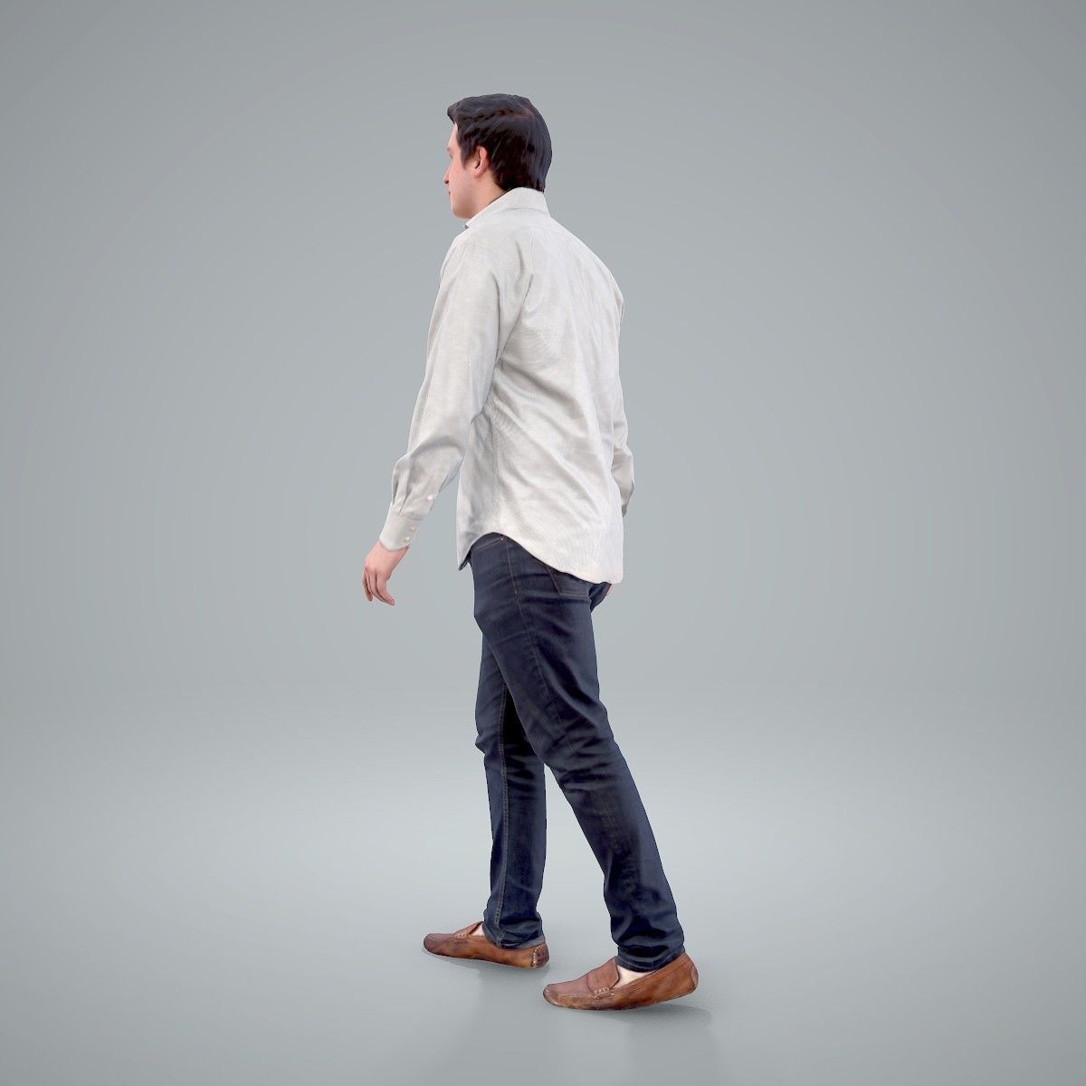 Casual Man Wearing Brown Moccasins CMan0204-HD2-O01P01-S 3D model_59