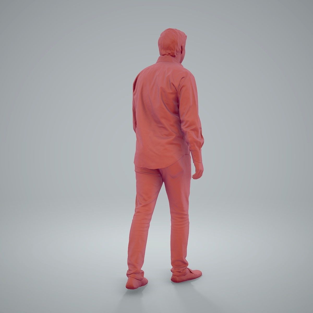 Casual Man Wearing Brown Moccasins CMan0204-HD2-O01P01-S 3D model_36