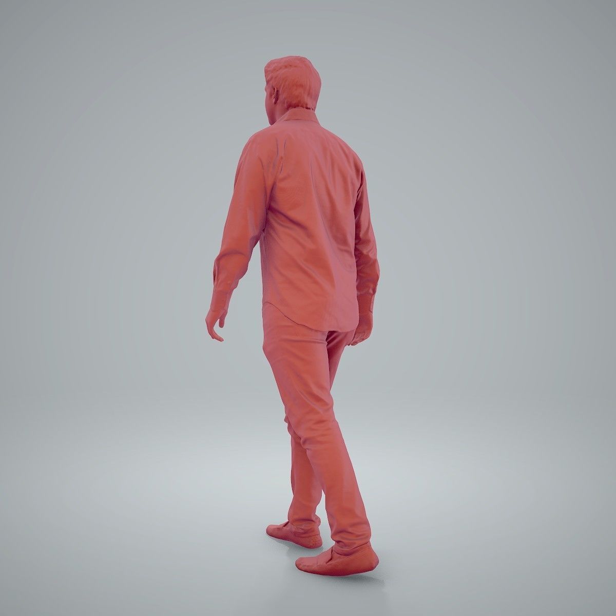 Casual Man Wearing Brown Moccasins CMan0204-HD2-O01P01-S 3D model_24