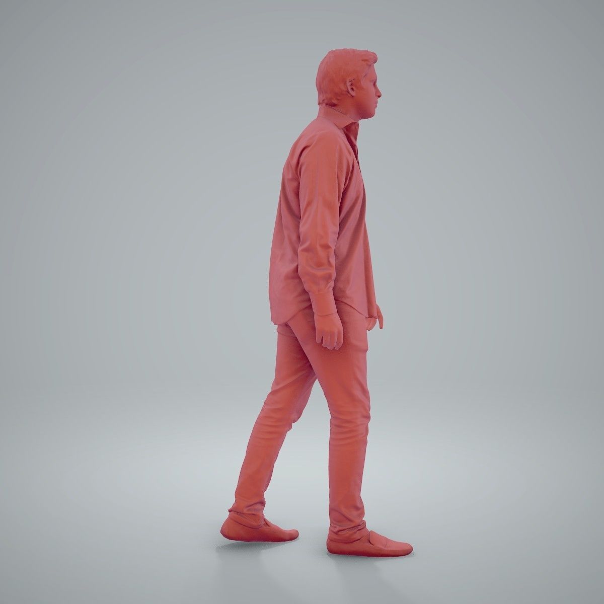 Casual Man Wearing Brown Moccasins CMan0204-HD2-O01P01-S 3D model_32