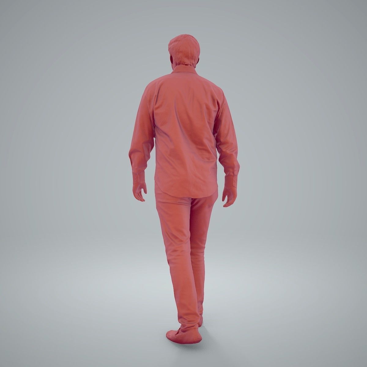 Casual Man Wearing Brown Moccasins CMan0204-HD2-O01P01-S 3D model_46