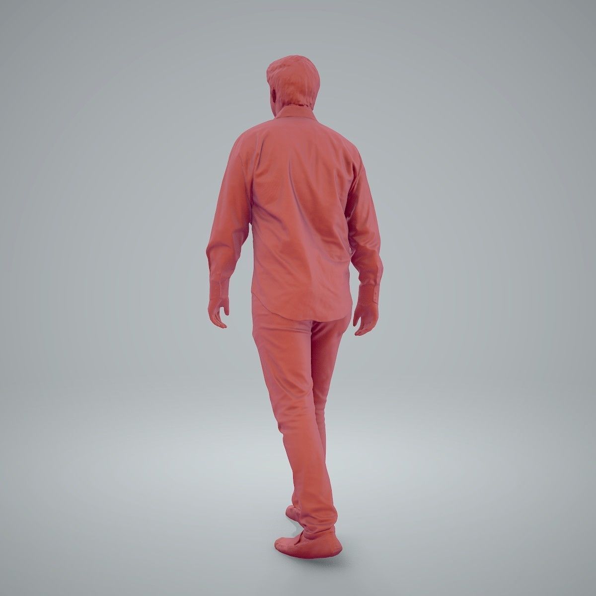 Casual Man Wearing Brown Moccasins CMan0204-HD2-O01P01-S 3D model_17