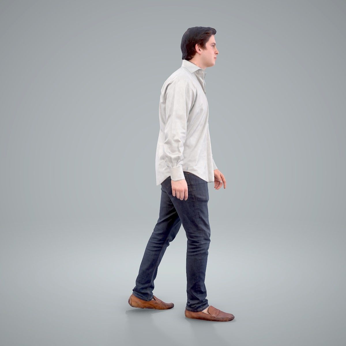 Casual Man Wearing Brown Moccasins CMan0204-HD2-O01P01-S 3D model_53