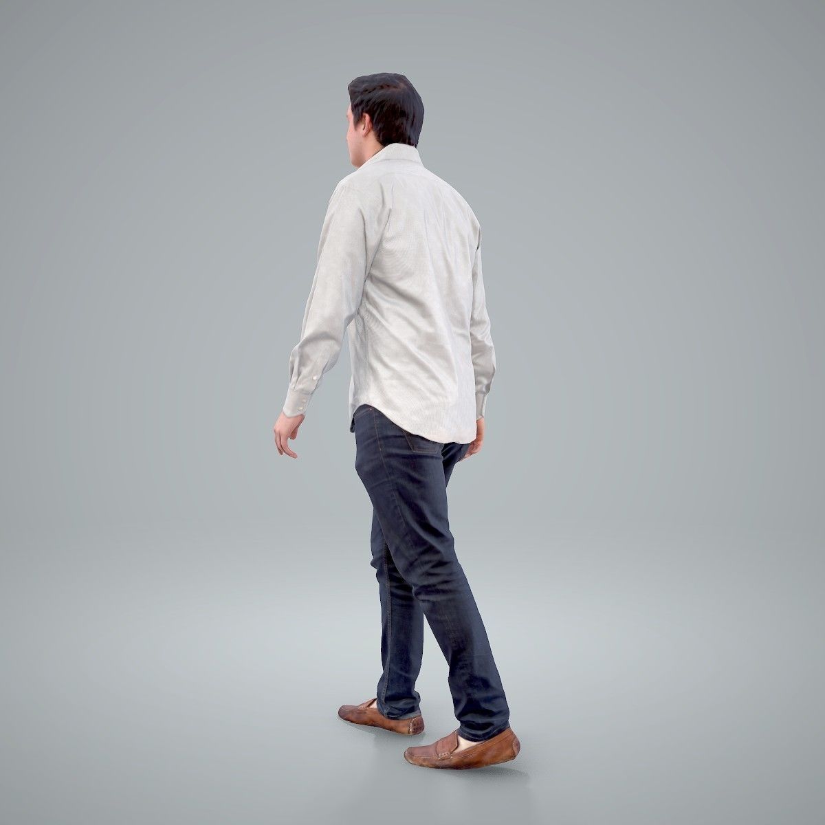 Casual Man Wearing Brown Moccasins CMan0204-HD2-O01P01-S 3D model_54