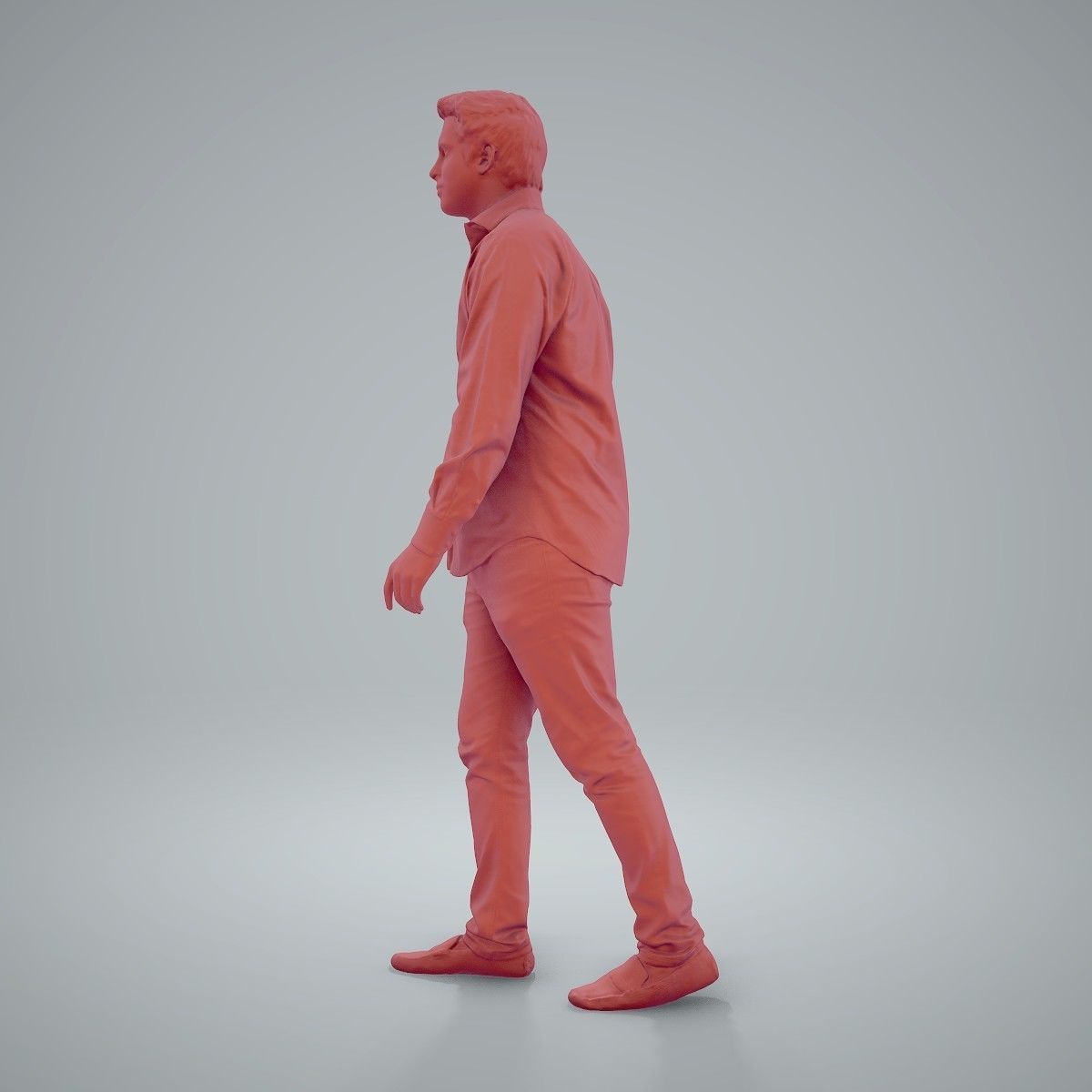 Casual Man Wearing Brown Moccasins CMan0204-HD2-O01P01-S 3D model_37