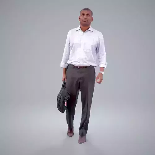 Casual Business Man with Laptop Bag CMan0202-HD2-O01P01-S