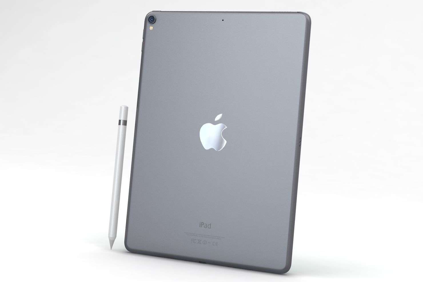iPad Pro 10-5 2017 All Color with Pencil Low-poly 3D model_3
