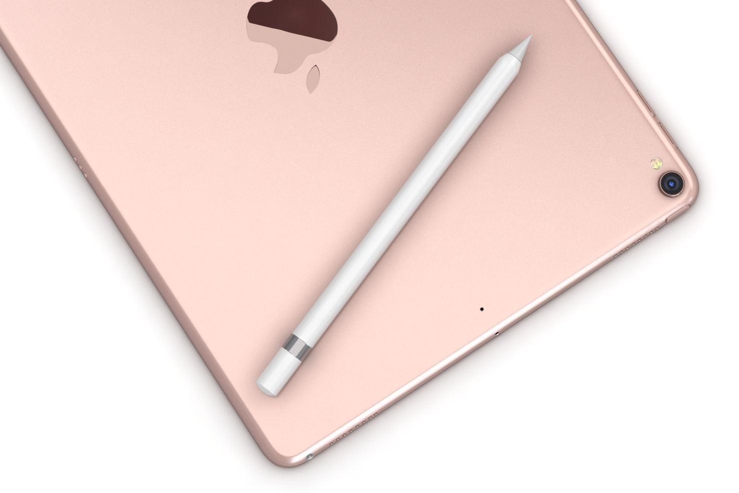 iPad Pro 10-5 2017 All Color with Pencil Low-poly 3D model_57