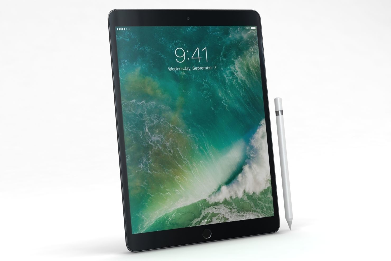 iPad Pro 10-5 2017 All Color with Pencil Low-poly 3D model_2