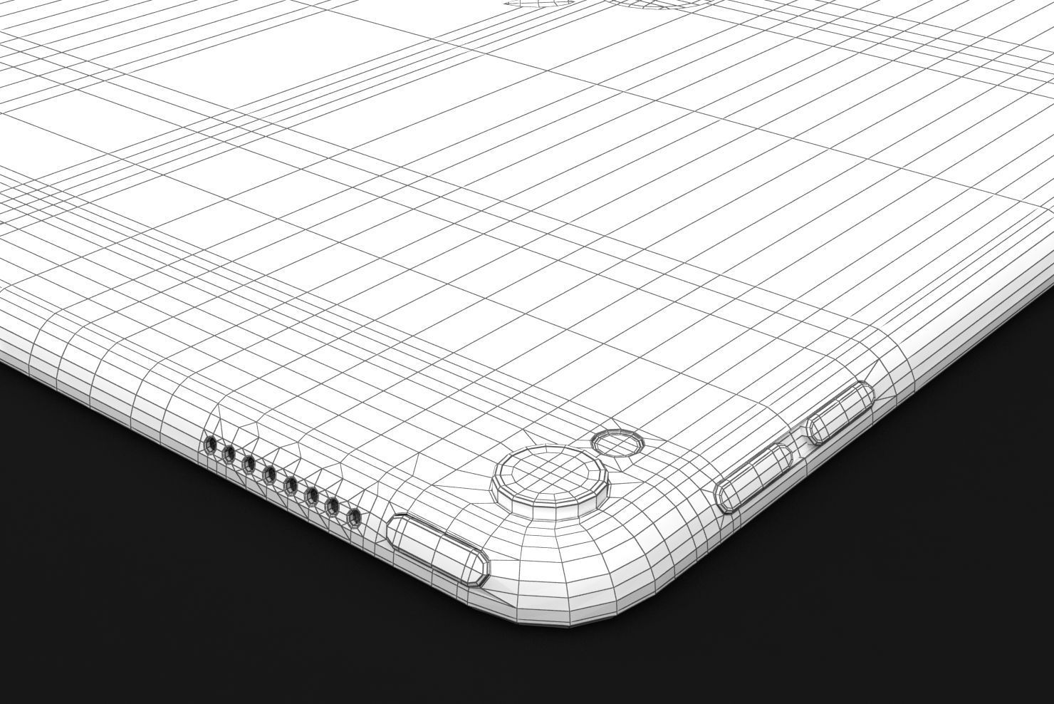 iPad Pro 10-5 2017 All Color with Pencil Low-poly 3D model_77