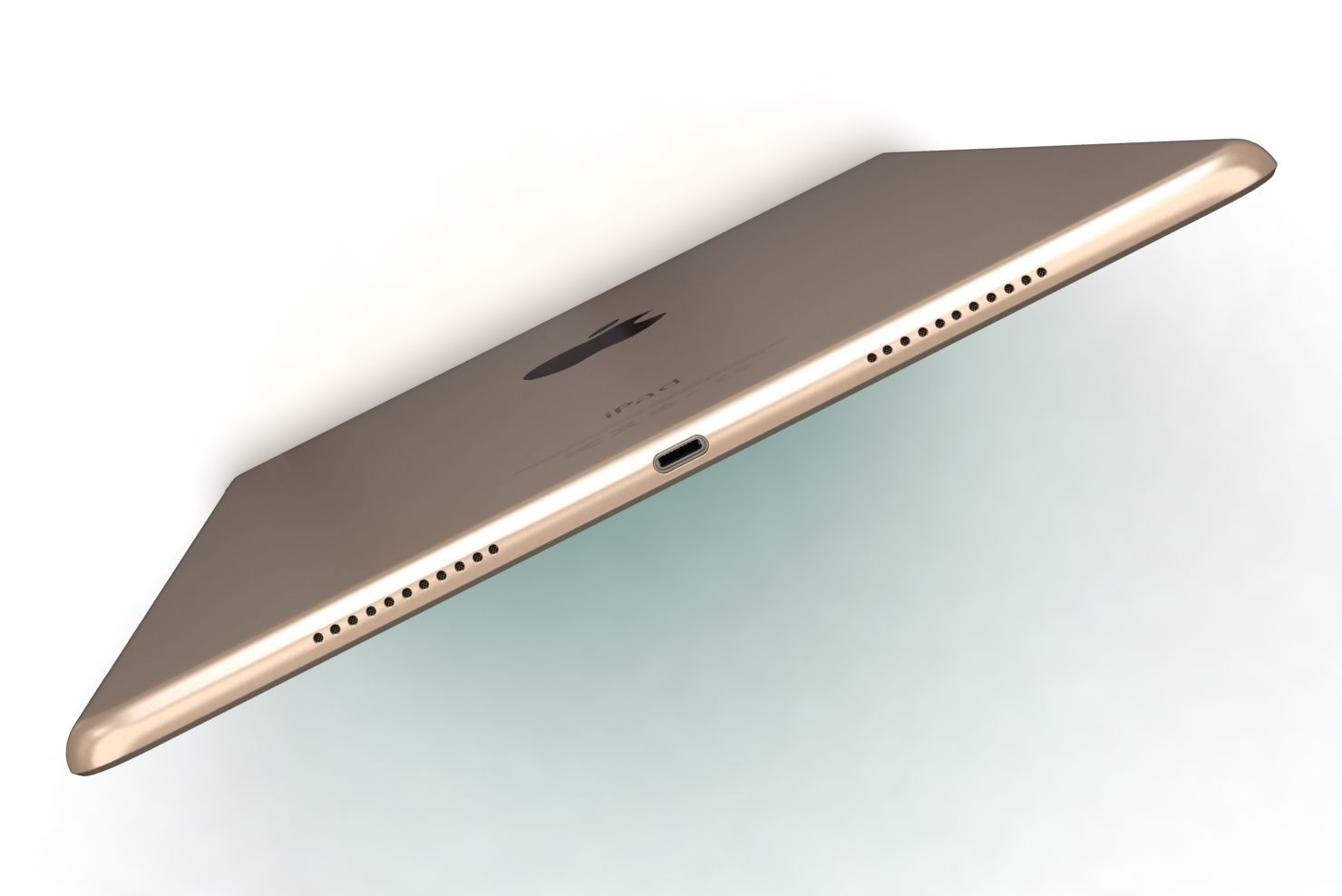 iPad Pro 10-5 2017 All Color with Pencil Low-poly 3D model_43