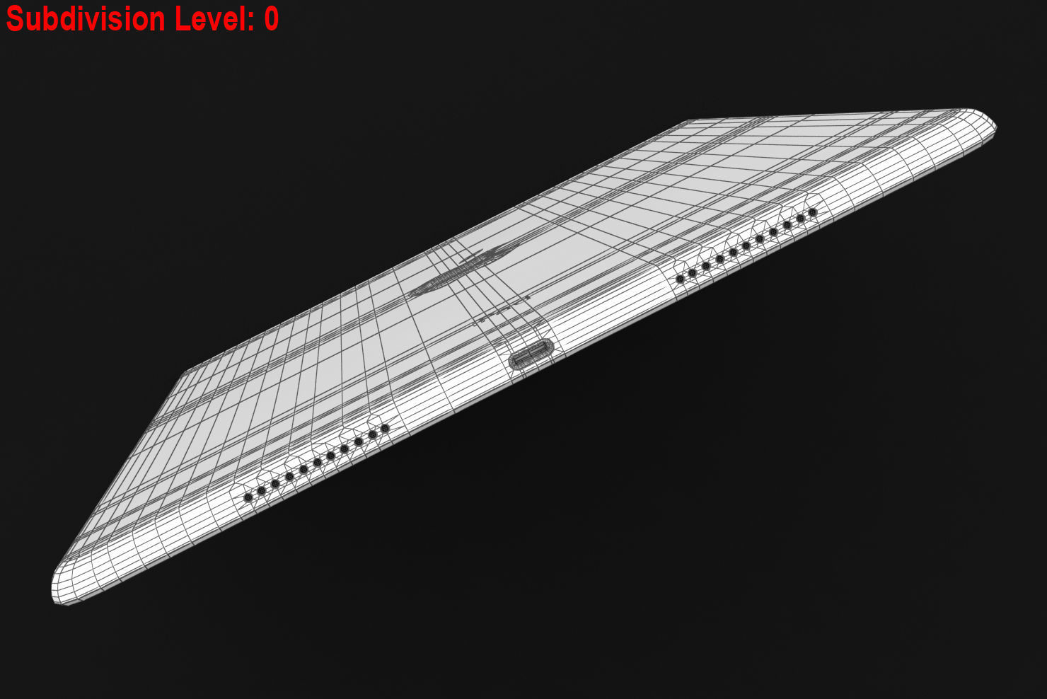 iPad Pro 10-5 2017 All Color with Pencil Low-poly 3D model_71