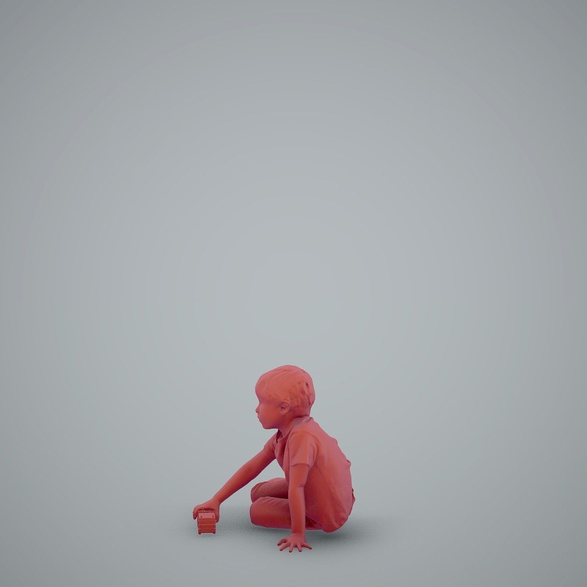 Casual Boy Playing with Toy Car CBoy0003-HD2-O03P01-S 3D model_53