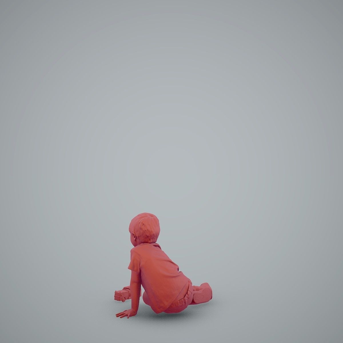 Casual Boy Playing with Toy Car CBoy0003-HD2-O03P01-S 3D model_29