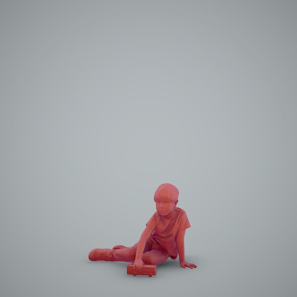 Casual Boy Playing with Toy Car CBoy0003-HD2-O03P01-S 3D model_22