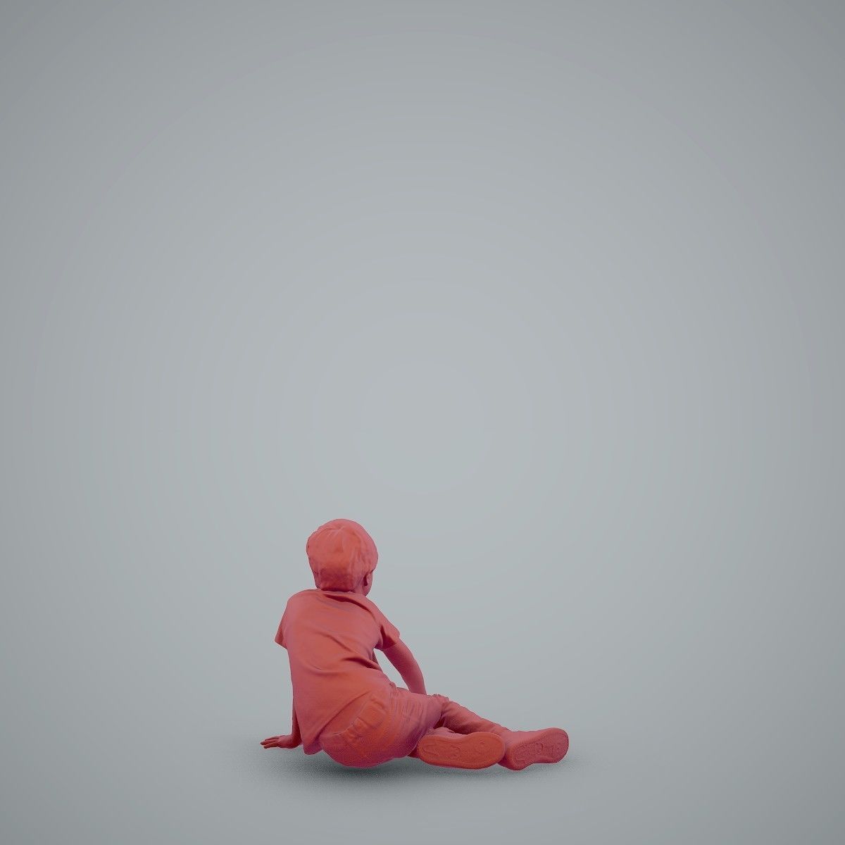 Casual Boy Playing with Toy Car CBoy0003-HD2-O03P01-S 3D model_41